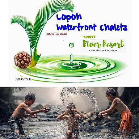 훌루 랑갓 Lopoh Waterfront Budget Chalets 빌라 외부 사진