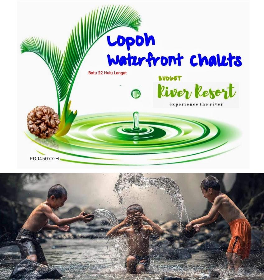 훌루 랑갓 Lopoh Waterfront Budget Chalets 빌라 외부 사진