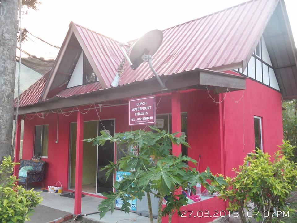 훌루 랑갓 Lopoh Waterfront Budget Chalets 빌라 외부 사진